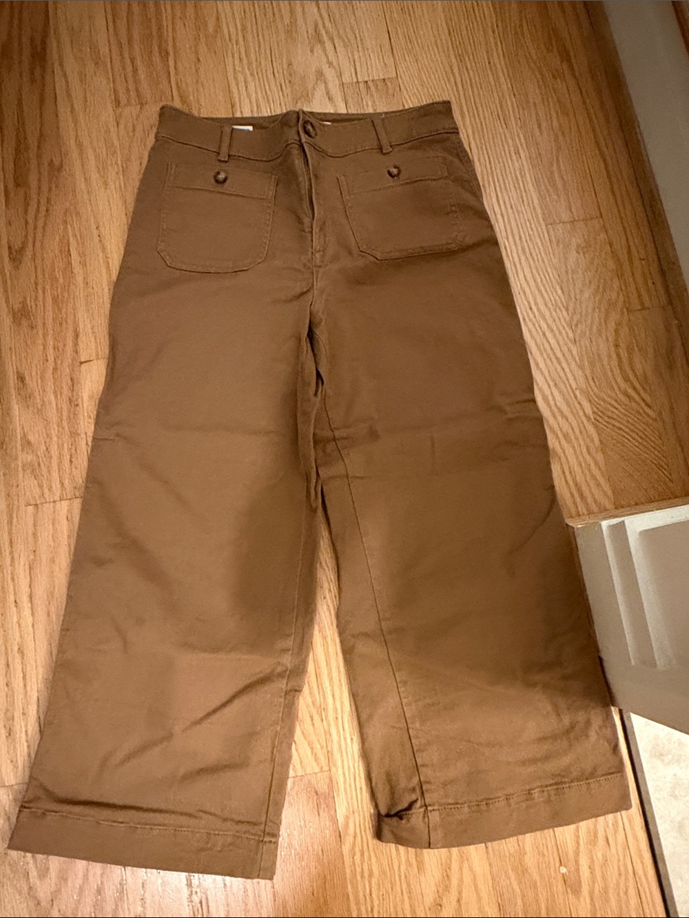 LOFT Women's Brown Boot Cut & Flare Pants